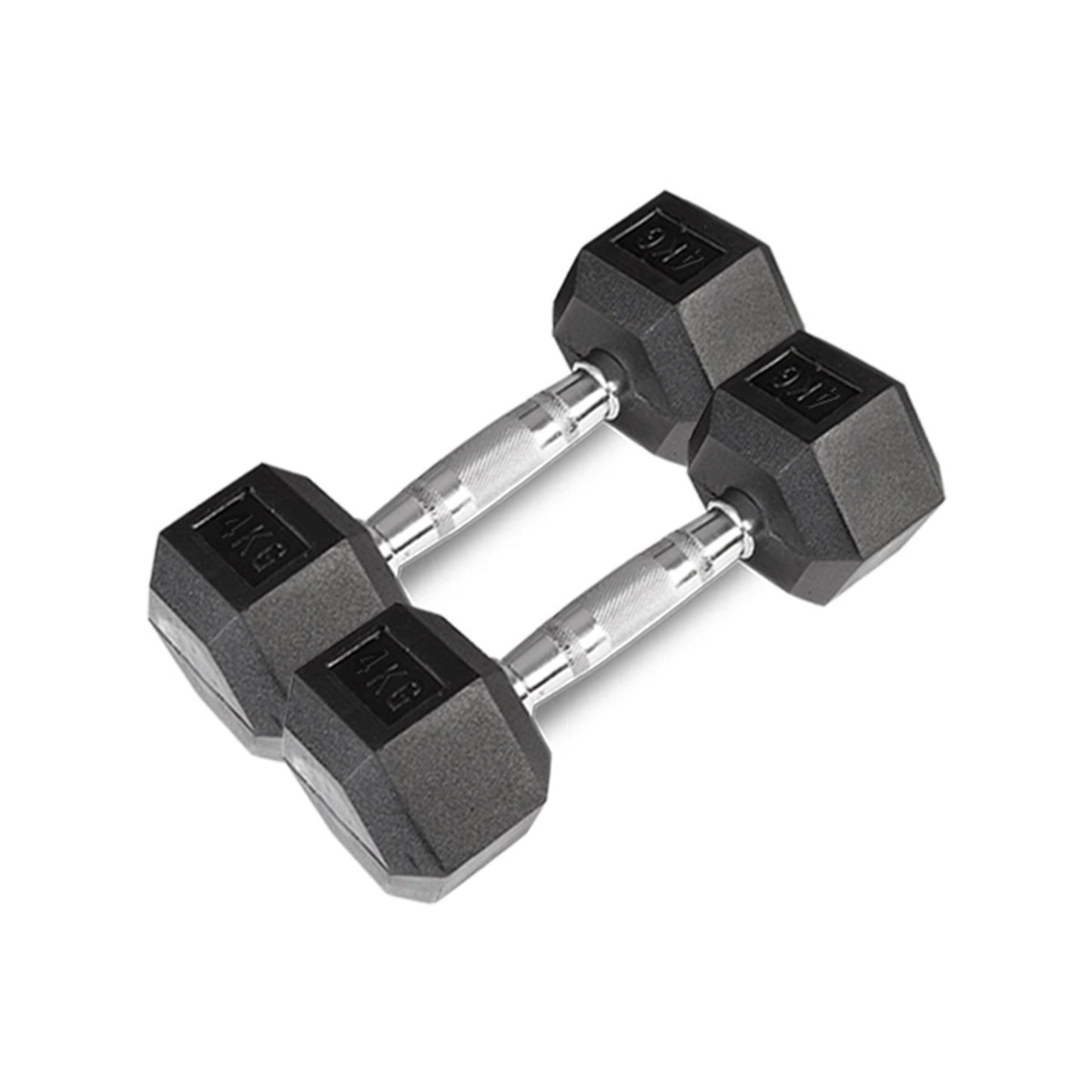 CORTEX 56kg Hex Fixed Dumbbell Set (4, 6, 8, 10kg Pairs)