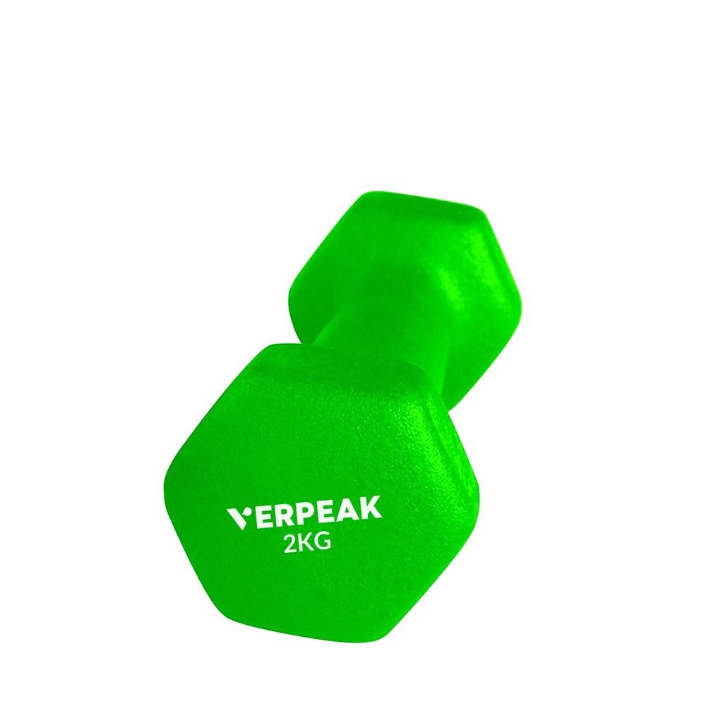 Verpeak Neoprene Dumbbell 2kg x 2 Green