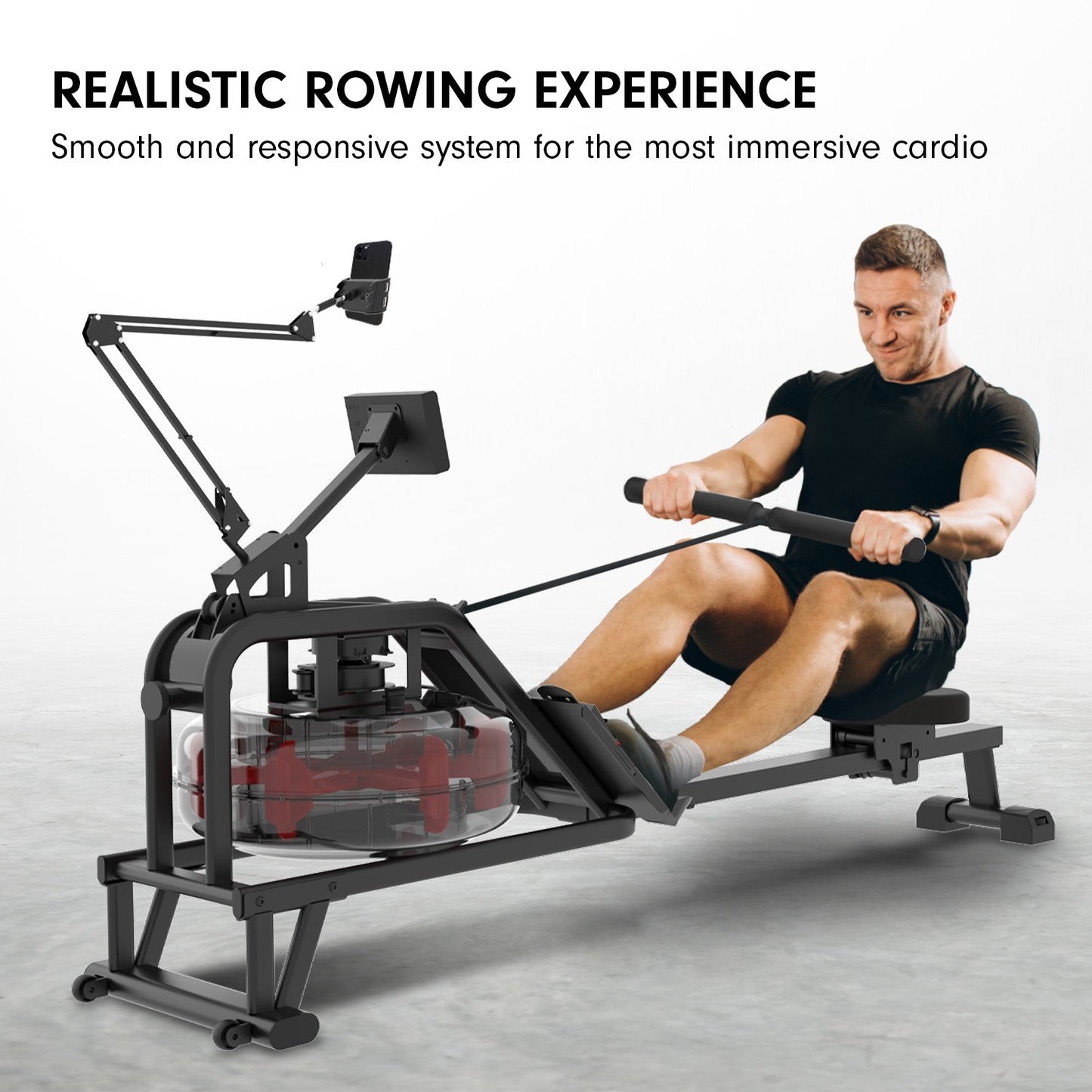 Powertrain 13L Water Resistance Rowing Machine Rower