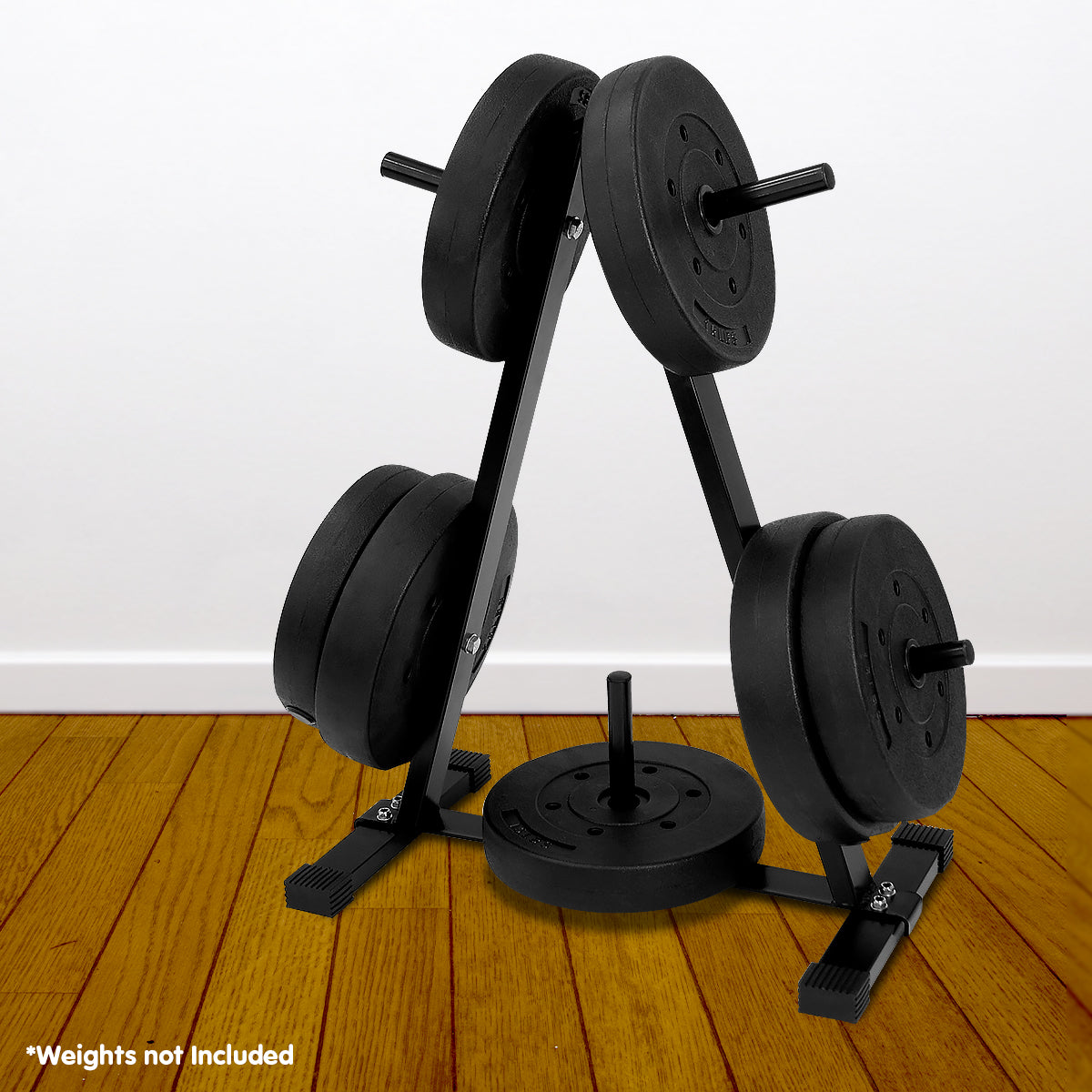 Powertrain Weight Plates Storage Home Gym Rack