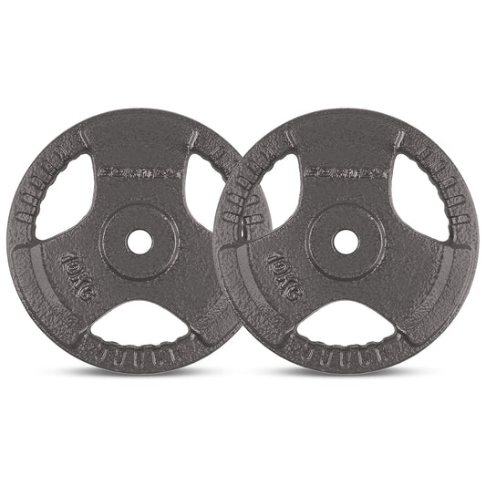 CORTEX 10kg Tri-Grip Standard Plates 25mm (Pair)