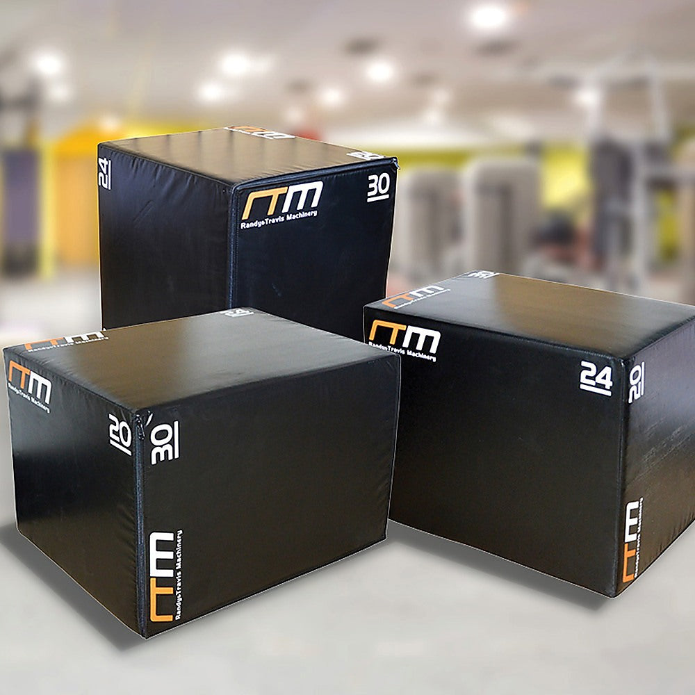 3 IN 1 Foam Plyo Games Plyometric Jump Box